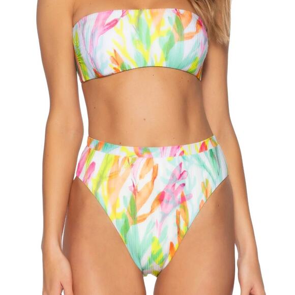 BECCA High Waist Bikini Bottom - Picture 1 of 8